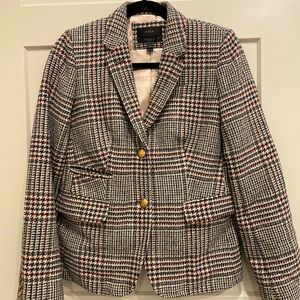 Jcrew houndstooth blazer